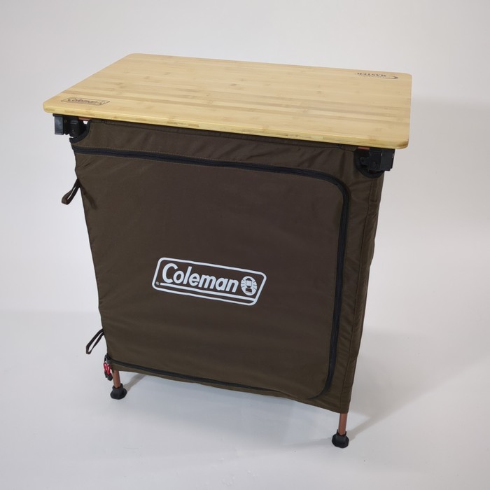 廃盤 Coleman コールマン 中和する フォルダブルシェルフ ナチュラルウッド 