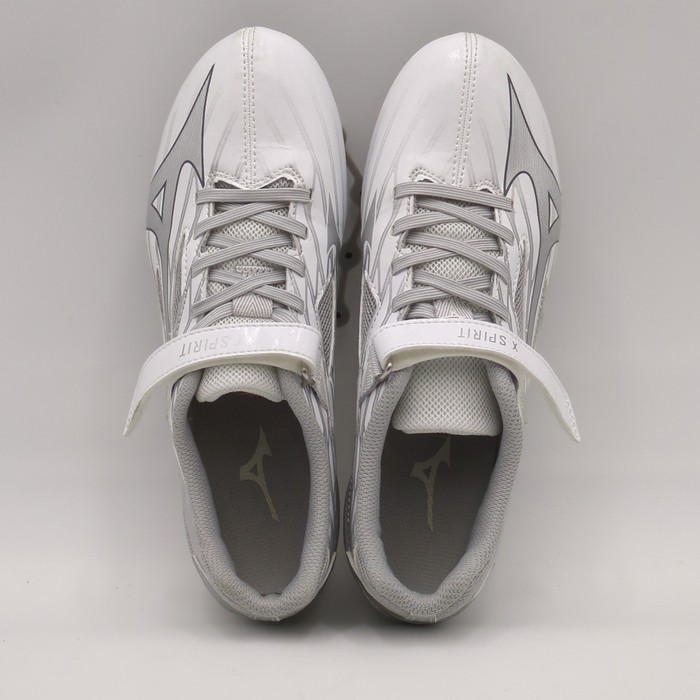 Mizuno Spirit スパイクシューズ ホワイト/グレー ミズノ(MIZUNO),MIZUNO, ミズノ エックススピリット X SPIRIT 陸上