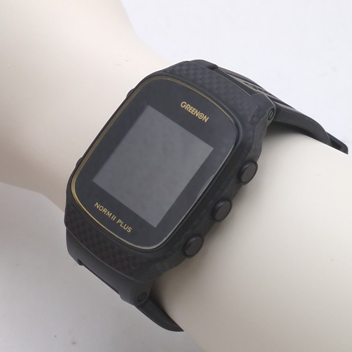 GREENON ゴルフウォッチ NORM II PLUS（黒） グリーンオン(GREENON),GREENON, THE GOLF WATCH NORM II PLUS／ザ