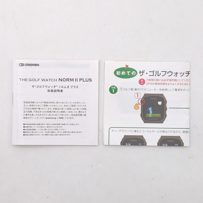 グリーンオン(GREENON),GREENON, THE GOLF WATCH NORM II PLUS／ザ