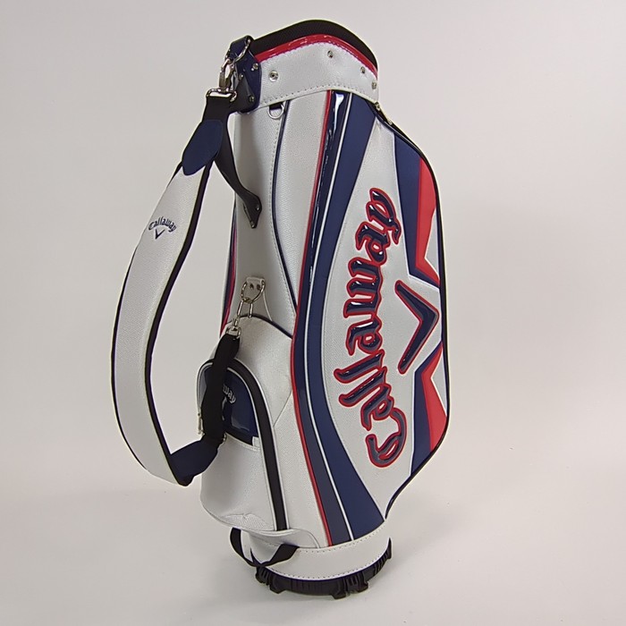 キャロウェイ Callaway キャディバッグ 白赤青 中古品 キャディバック