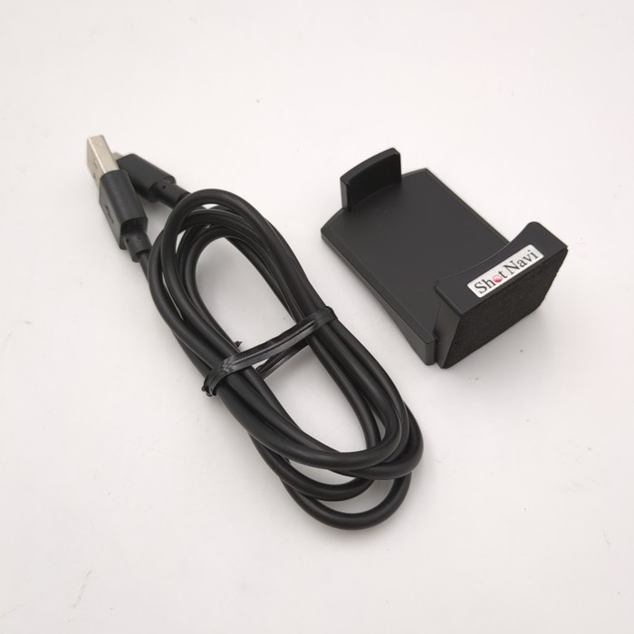 【ほぼ未使用】ショットナビ　クレスト　黒　美品 Amazon | Shot Navi Crest(ショットナビ) ブラック×シルバー GPS