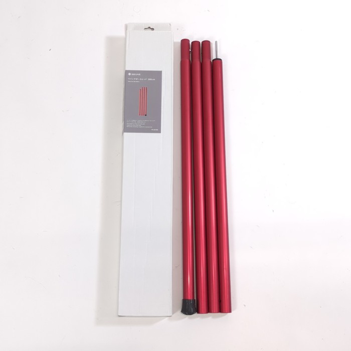 スノーピーク　ウイングポール　レッド280cm☓2セット 2本セット】snow peak ウイングポール レッド 280cm