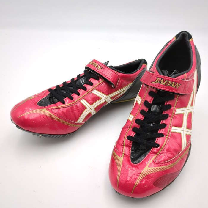 時代　赤被せ　金赤　彩色　
フリル　花瓶　フラワーベース　
大正　昭和　和ガラス アシックス(asics),asics, SP JAPAN/SP ジャパン,TTP785 | HIMARAYA