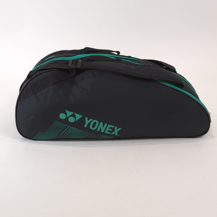 YONEX バドミントンバッグ BLACK/DEEP GREEN ヨネックス(YONEX),YONEX, テニス バドミントン ラケットバッグ 6本用