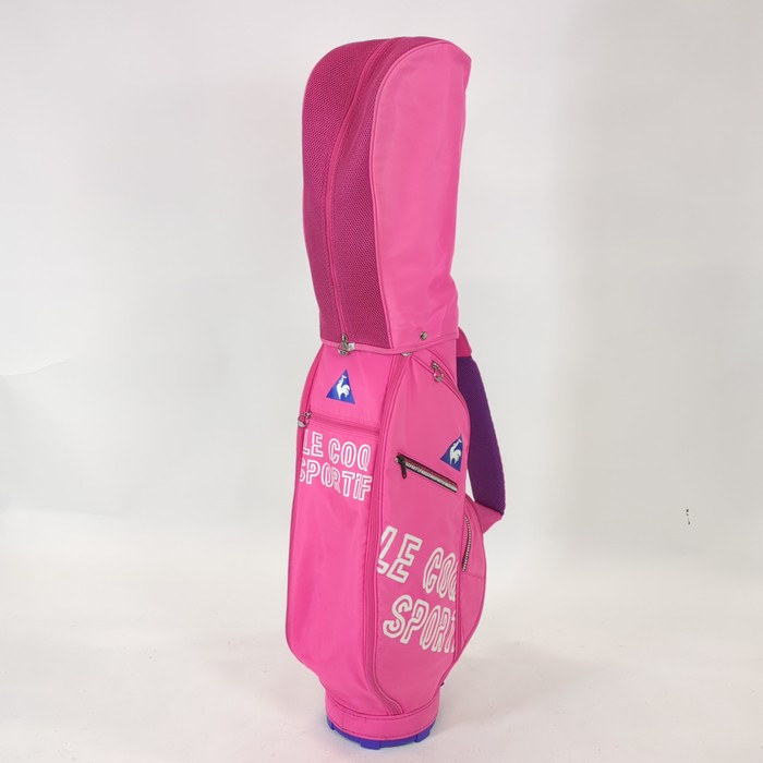 LE COO SPORTIF キャディバッグ ピンク レディース ルコックスポルティフ(le coq sportif),le coq sportif, レディース