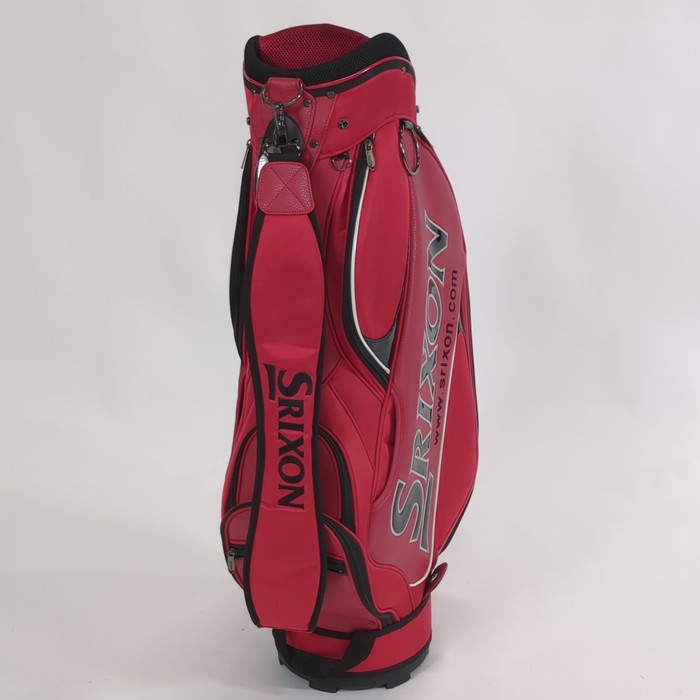 Srixon 赤色 キャディバッグ Srixon 赤 キャディバッグ フード付き