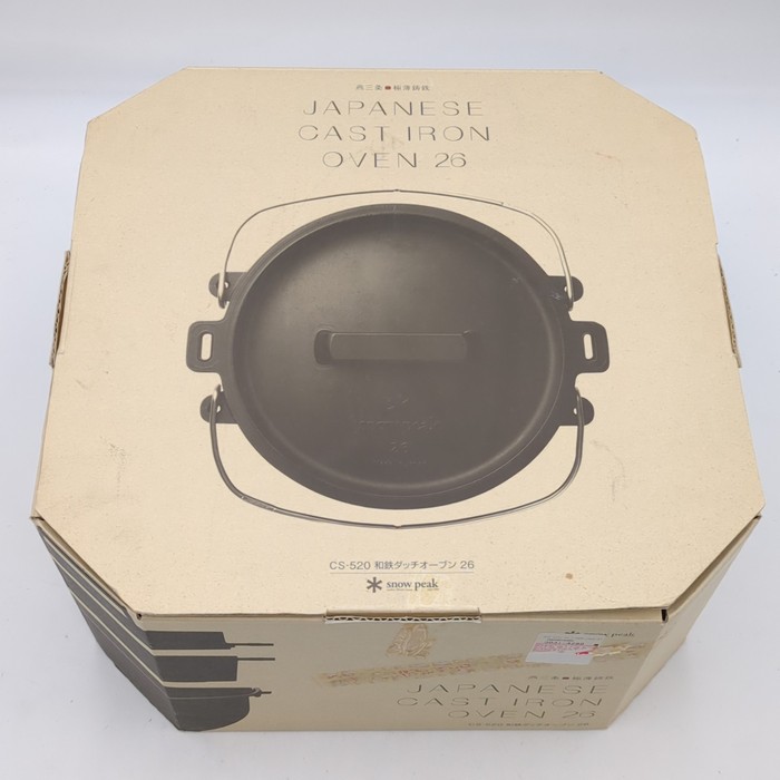 スノーピーク(snow peak),snow peak, 和鉄ダッチオーブン26,CS-520