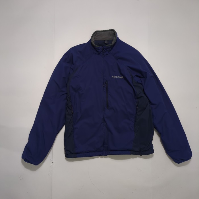 美品　mont-bell ウィンタースポーツジャケット ネイビー/ライム 美品 mont-bell ウィンタースポーツジャケット ネイビー/ライム