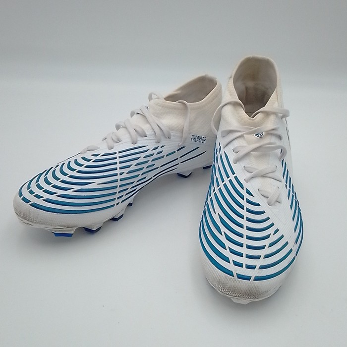 adidas Predator ホワイト/ブルー サッカーシューズ 【公式通販】