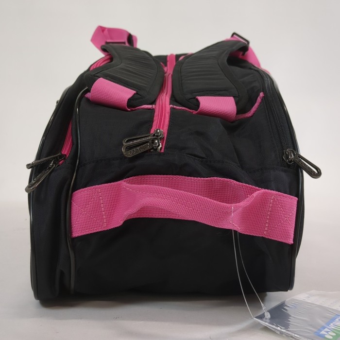 【美品】YONEX バドミントン バッグ ピンク/ブラック YONEX バドミントン バッグ ブラック/ピンク 美品】YONEX バドミントン