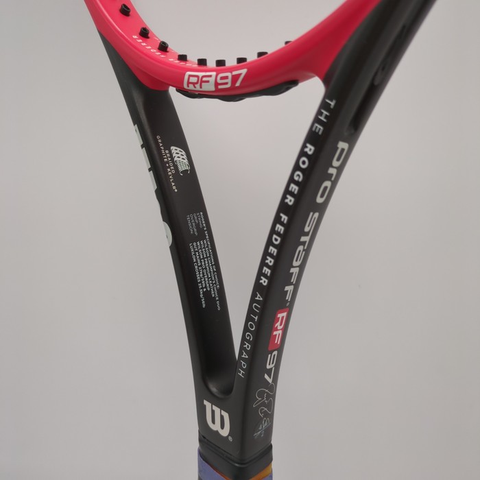 ラケット(硬式用) Wilson pro staff RF 97 ROGER FEDERER G2 Wilson Pro Staff RF97 Roger Federer Autograph Tennis Racquet