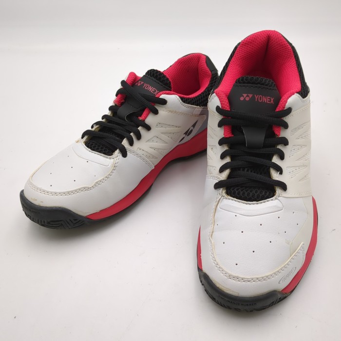 YONEX SHT105 テニスシューズ ホワイト/レッド/グレー YONEX