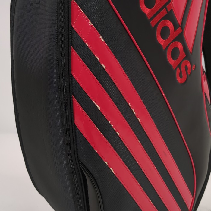 adidas キャディバッグ レッド・ブラック adidas キャディバッグ レッド フード付 adidas｜Yahoo!フリマ（旧